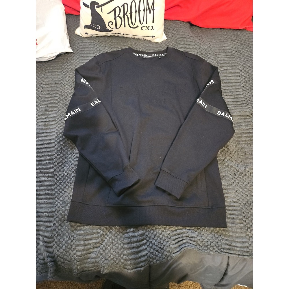 Authentic BALMAIN Paris Sweatshirt Size L (2200 Retail!)